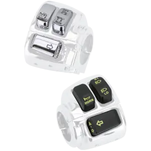 GZP Blk LED swtchkit w/radio+crse FL07up