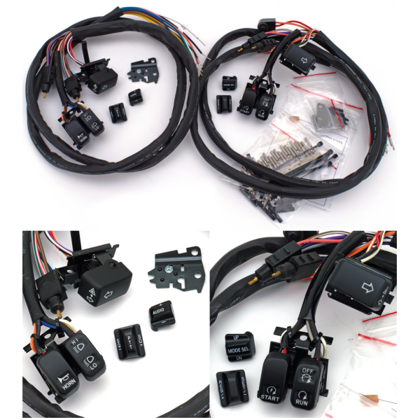 GZP Blk LED swtchkt w/radio+crse FL96-06