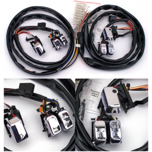 GZP Chr LED switchkit Softail+Dyna 07up
