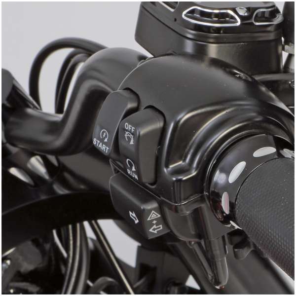 GZP Blck LED switchkit Softail+Dyna 07up