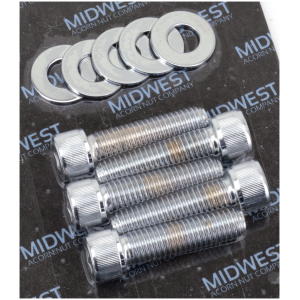 CHROME PLATED SPROCKET & PULLEY BOLTS & SCREWS Allen Pulley kit FXD99