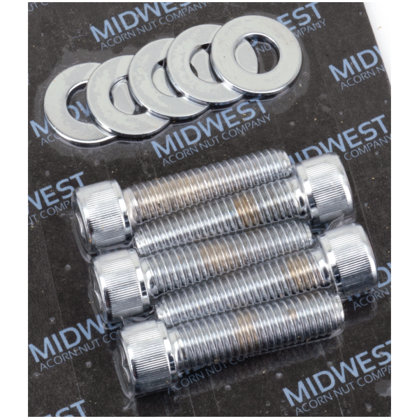 CHROME PLATED SPROCKET & PULLEY BOLTS & SCREWS Allen Pulley kit FXD99