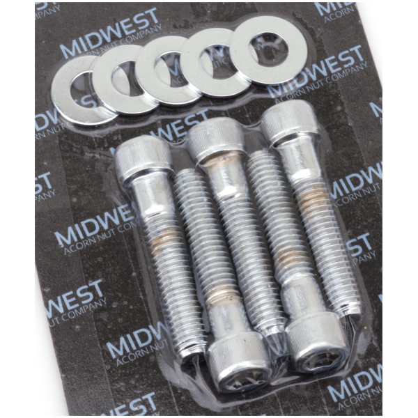 CHROME PLATED SPROCKET & PULLEY BOLTS & SCREWS Allen Pulley kit FLH/T99-01