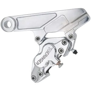 BERINGER BRAKE SYSTEM 4-Piston Rearbrake Softail 1984-99 Chrme