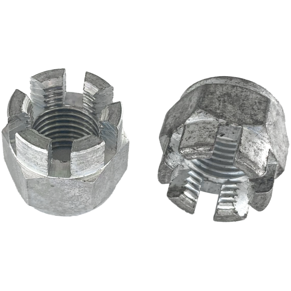 LOWER END 45CI & BIG TWIN SIDE VALVE MODELS 2 Nuts 3/8"-24x15/32"x9/16" hex casteled