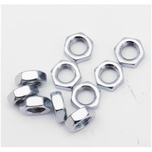CHROME JAM NUTS ASSORTMENT 10Pck Jam Nut 3/8-24, UNF