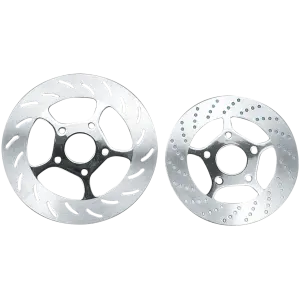 TOLLE CHROME FIVE SPOKE DISC ROTORS Disc rotor 8 5/8" Five spoke drilled Chr