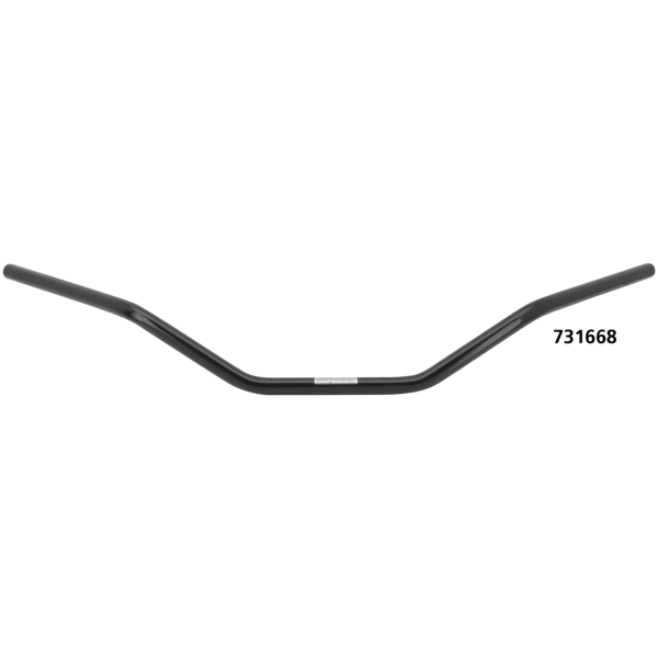 FEHLING ONE INCH DIAMETER HANDLEBARS Power Bar Black w/Dimples
