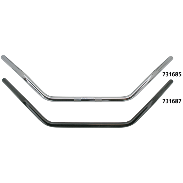 FEHLING ONE INCH DIAMETER HANDLEBARS "Flattrack Bar" Wide Up to '81