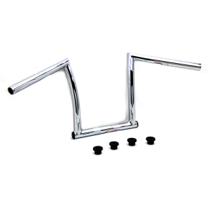 CHIZELED MINI APE HANDLEBARS 11" ChiZeled Bar 1" Chr Dimpled TBW