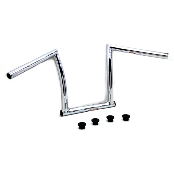 CHIZELED MINI APE HANDLEBARS 11" ChiZeled Bar 1" Chr Dimpled TBW