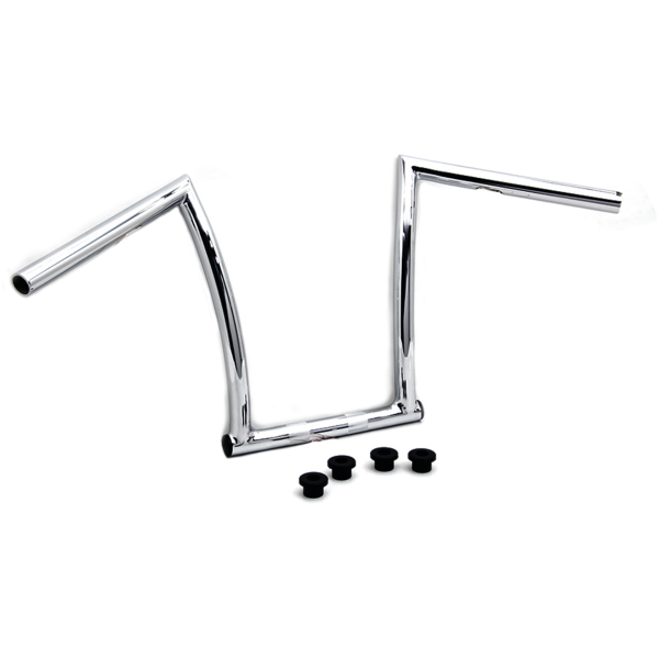 CHIZELED MINI APE HANDLEBARS 13" ChiZeled Bar 1" Chr Dimpled TBW