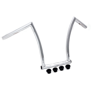 CHIZELED MINI APE HANDLEBARS 15" ChiZeled Bar 1" Chr Dimpled TBW