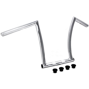 CHIZELED MINI APE HANDLEBARS 17" ChiZeled Bar 1" Chr Dimpled TBW