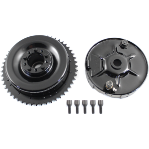 COMPLETE REAR DRUM BRAKE KITS FOR VINTAGE BIG TWIN Rear Drum Brake Kit Blk EL36-40 BT36-57