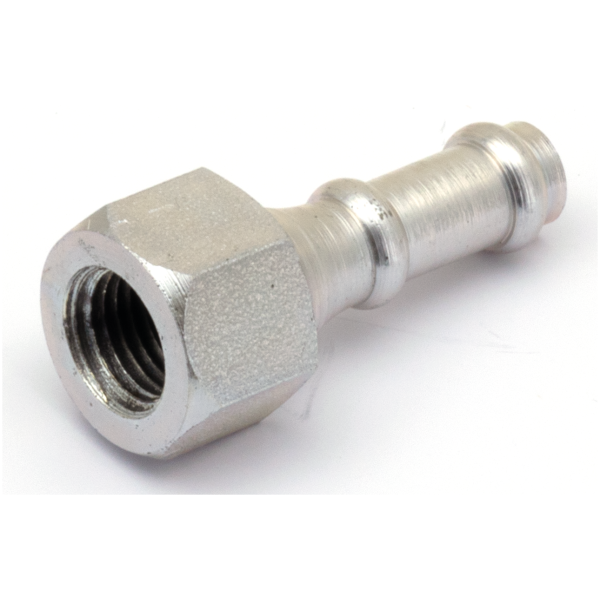 CUSTOM FUEL HOSE ADAPTERS FOR 1941-1948 & 1949-1965 MODELS Fuel Hose Adapter White Plated HD41-48