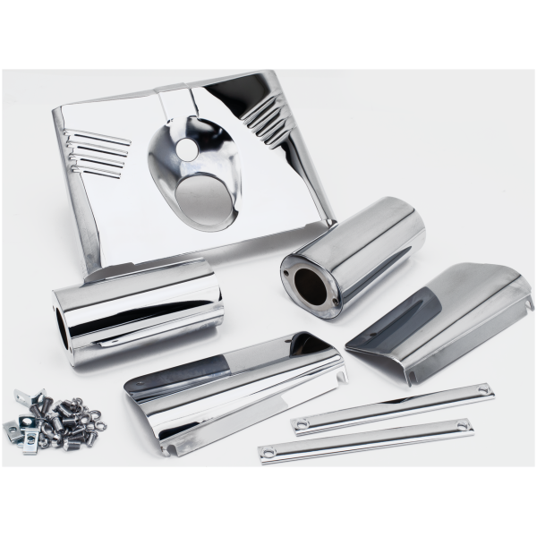 FORK TINS FOR SOFTAIL Fork Cover Kit Chrome FLST86-17
