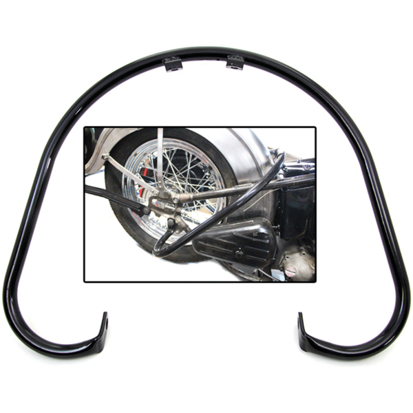 CRASH/HIGHWAY BARS FOR VINTAGE BIG TWIN Frame Guard Blk EL36-40 UL38-48 FL41-57