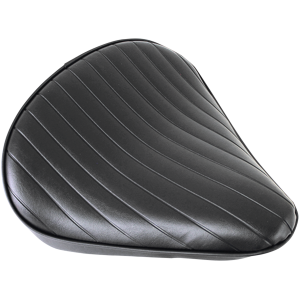 TUCK & ROLL SPRING SOLO SEATS Tuck & Roll Solo Seat Large Black Vinyl