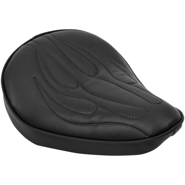 FLAME SPRING SOLO SEATS Flame Solo Seat Black Vinyl