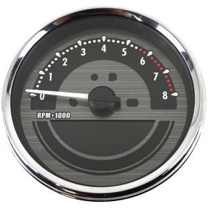 ELECTRONIC DASH MOUNT INSTRUMENT 5" Speedo/Tachometer Black KMH/MPH