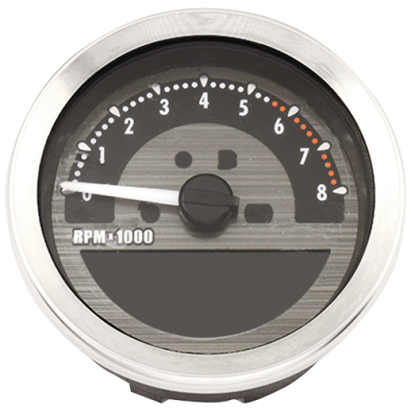 ELECTRONIC BAR MOUNT SPEEDO AND TACHO COMBO 4" Speedo/Tachometer Black KMH/MPH