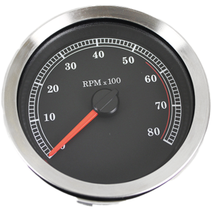 4 INCH TACHOMETER 4" Tachometer Black