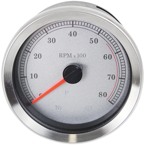 4 INCH TACHOMETER 4" Tachometer Silver
