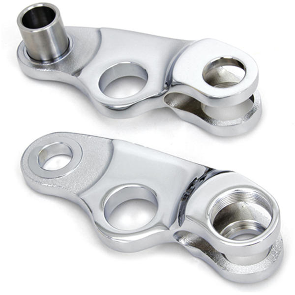 LATE STYLE SPRINGER PARTS Springer Rocker Set Chrome FLSTS97-11