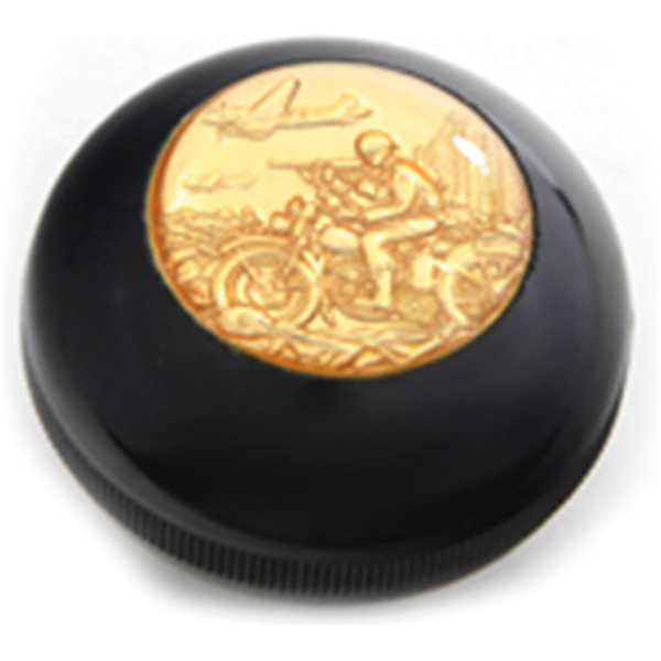 HAND SHIFTER KNOBS Gold Army Shifter Knob 3/8" Thread