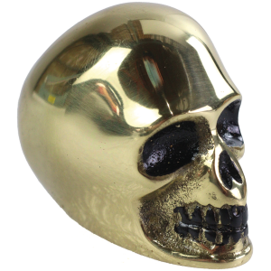 HAND SHIFTER KNOBS Brass Skull Style Shifter Knob 3/8" Thre