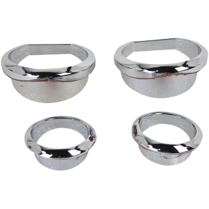 INSTRUMENT BEZEL KIT Gauge Trim Kit Chrome FLH14-22