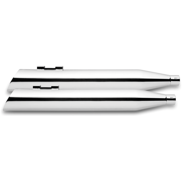 4" INVERTED SLASH CHROME FLH/T95-16