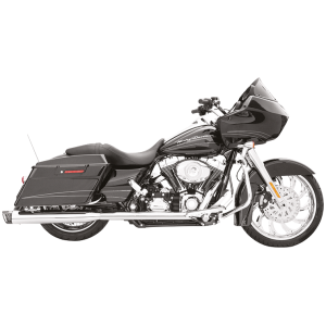 RACING DUALS CHR W/BLK TIPS FLH/T09-16