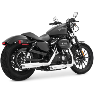 Racing slip on XL14-up chrome/chrome