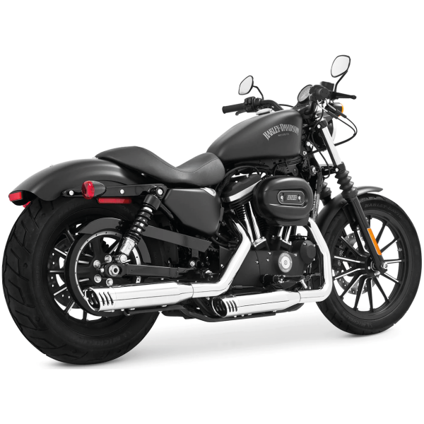 Racing slip on XL14-up chrome/chrome