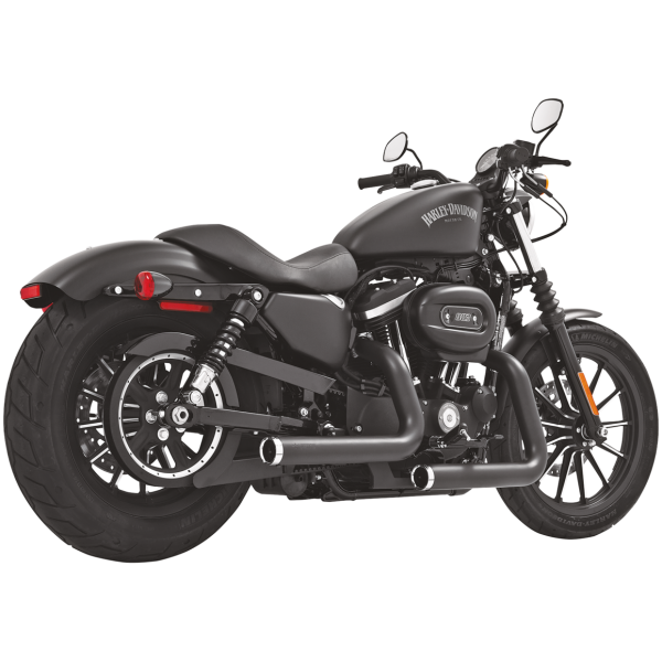 Staggered duals blk/chr XL04-up