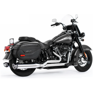 4" RACING TRUE-DUALS ST18-up Ch/Bk