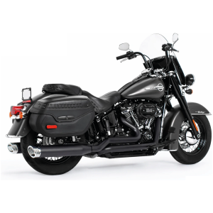 4" RACING TRUE-DUALS ST18-up Bk/Ch