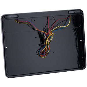 LICENSE PLATE FRAME WITH LIGHTS DMP 3-1 License Frame DK Gloss Black