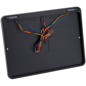 LICENSE PLATE FRAME WITH LIGHTS DMP 3-1 License Frame DK Matt Black