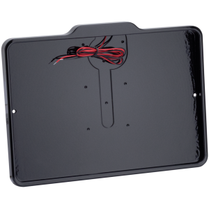 LICENSE PLATE FRAME WITH LICENSE PLATE ILLUMINATION DMP License Frame DK Gloss Black