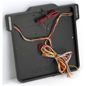 LICENSE PLATE FRAME WITH LIGHTS DMP 3-1 License Frame IT Matt Black