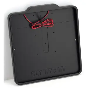 LICENSE PLATE FRAME WITH LICENSE PLATE ILLUMINATION DMP License Frame IT Matt Black