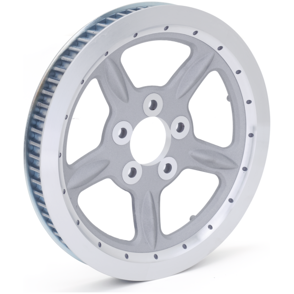 STOCK REPLACEMENT REAR WHEEL BELT PULLEYS GHDP Belt pulley 68T silver XL07-22