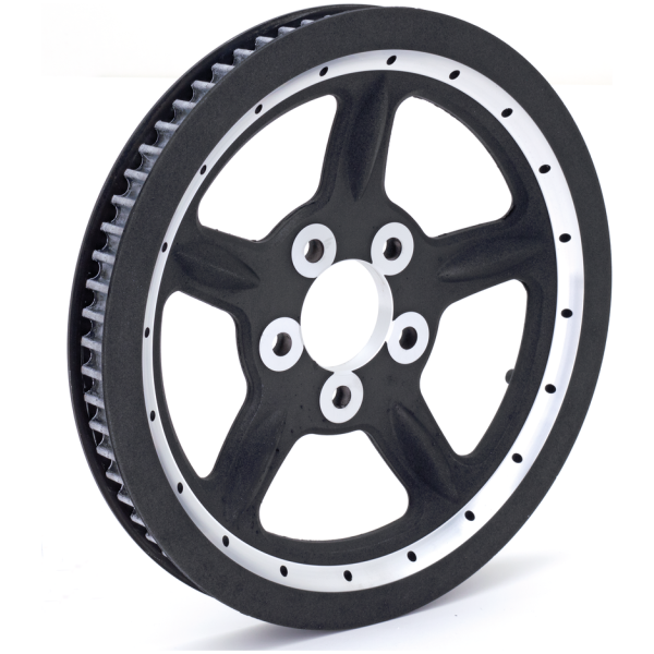 STOCK REPLACEMENT REAR WHEEL BELT PULLEYS GHDP belt pulley 68T black XL07-up