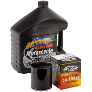 Twin Cam engine oil service kit Black