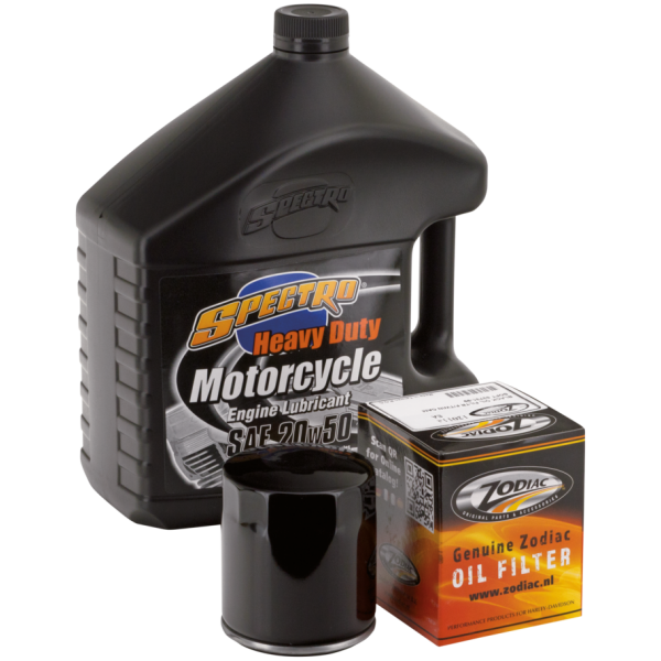 OIL CHANGE AND SERVICE KITS Twin Cam engine oil service kit Black