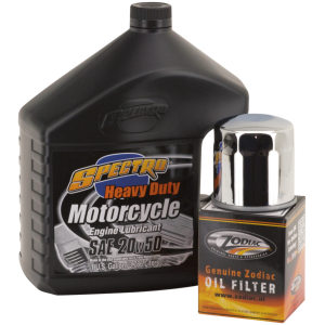 OIL CHANGE AND SERVICE KITS Evolution engine oil service kit Chrome