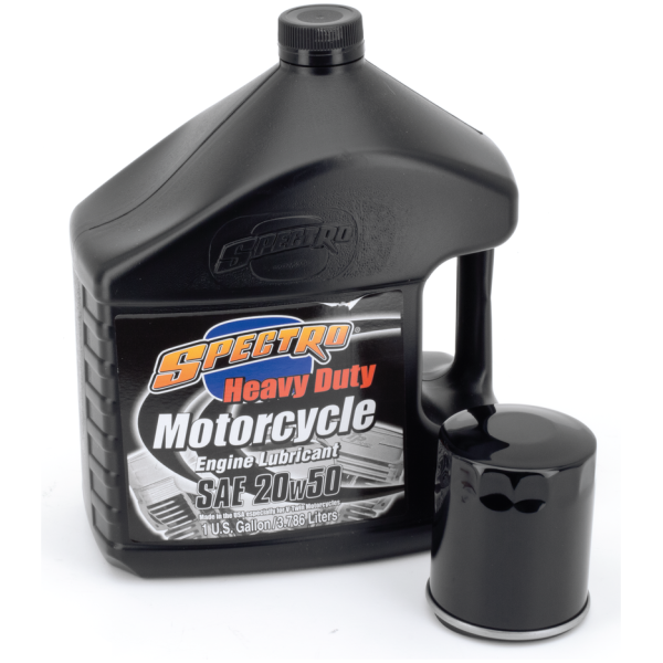 OIL CHANGE AND SERVICE KITS Evolution engine oil service kit Black